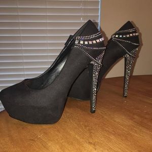 Black with embellishments